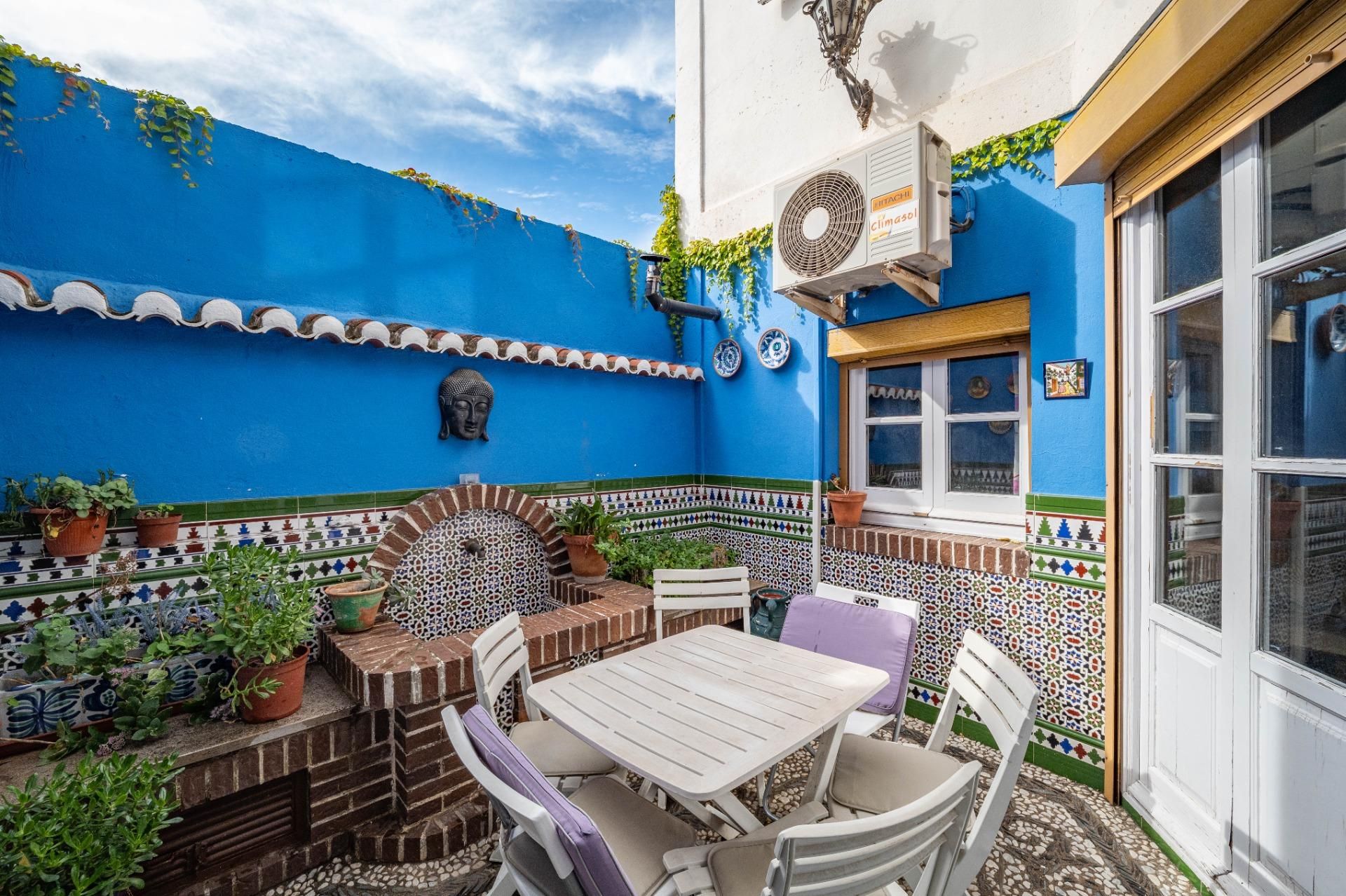 Terrace of Single-family semi-detached for sale in  Granada Capital  with Air Conditioner, Furnished and Balcony