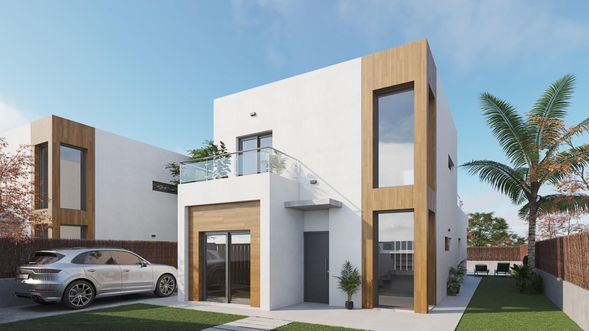 Vista exterior de Casa o xalet en venda en Molina de Segura amb Aire condicionat, Calefacció i Jardí privat