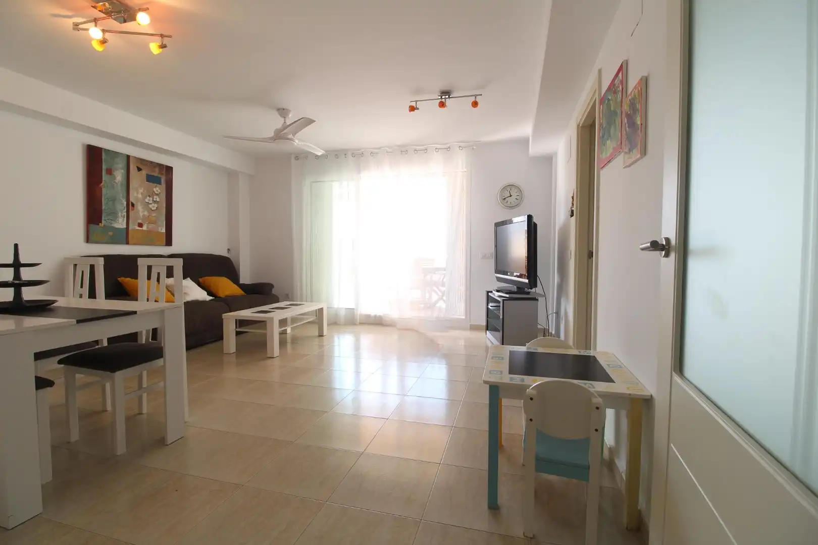 Sala de estar de Apartamento en venta en Cullera con Calefacción, Jardín privado y Terraza