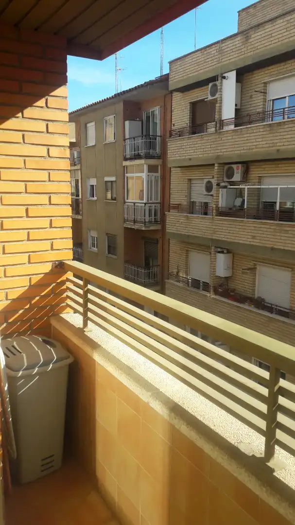 Balcony of Flat for rent in Zaragoza  with Air Conditioner, Heating and Parquet flooring