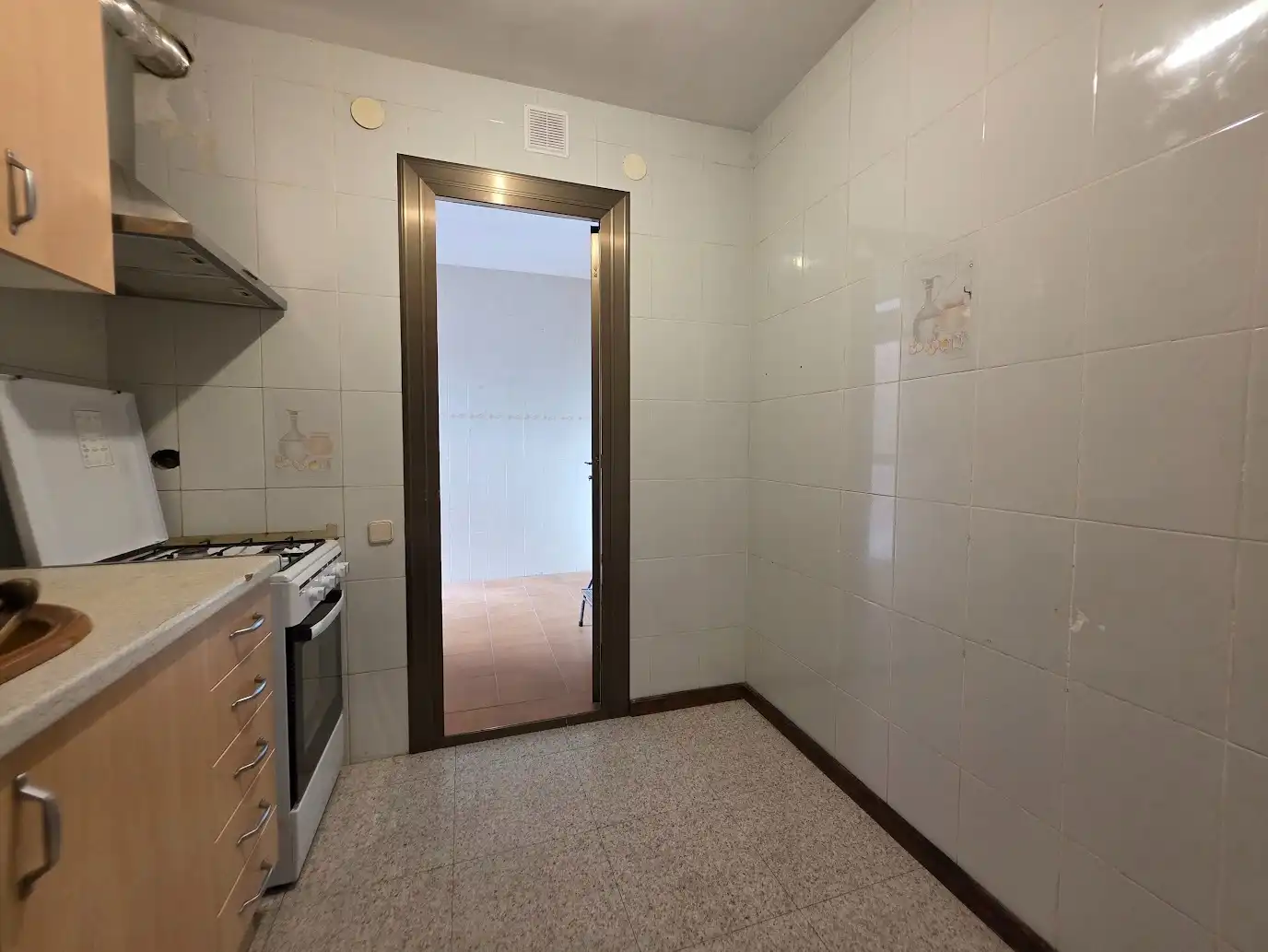 Kitchen of Flat for sale in Sabadell  with Oven and Alarm