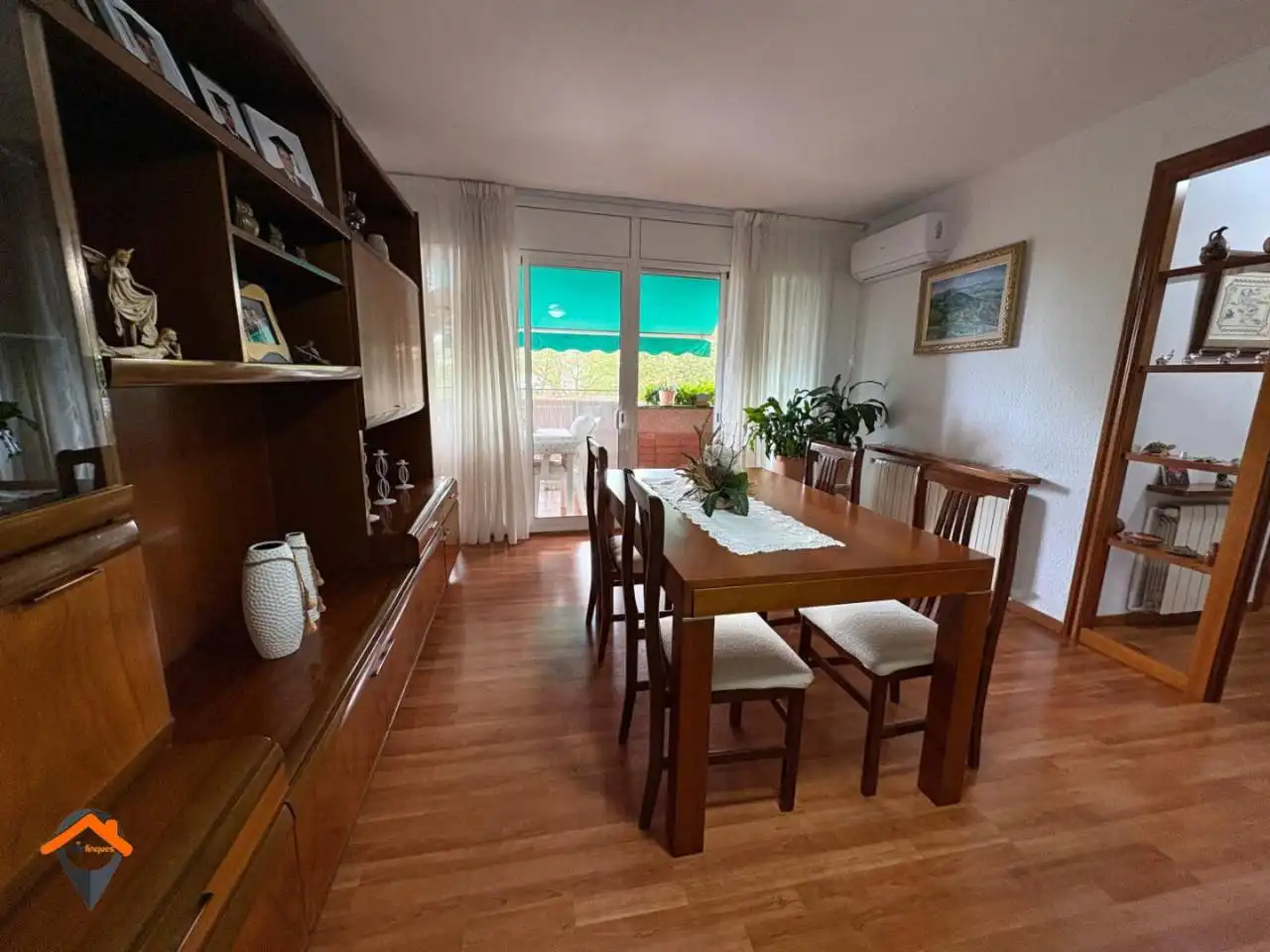 Dining room of Flat for sale in Polinyà  with Air Conditioner, Heating and Parquet flooring