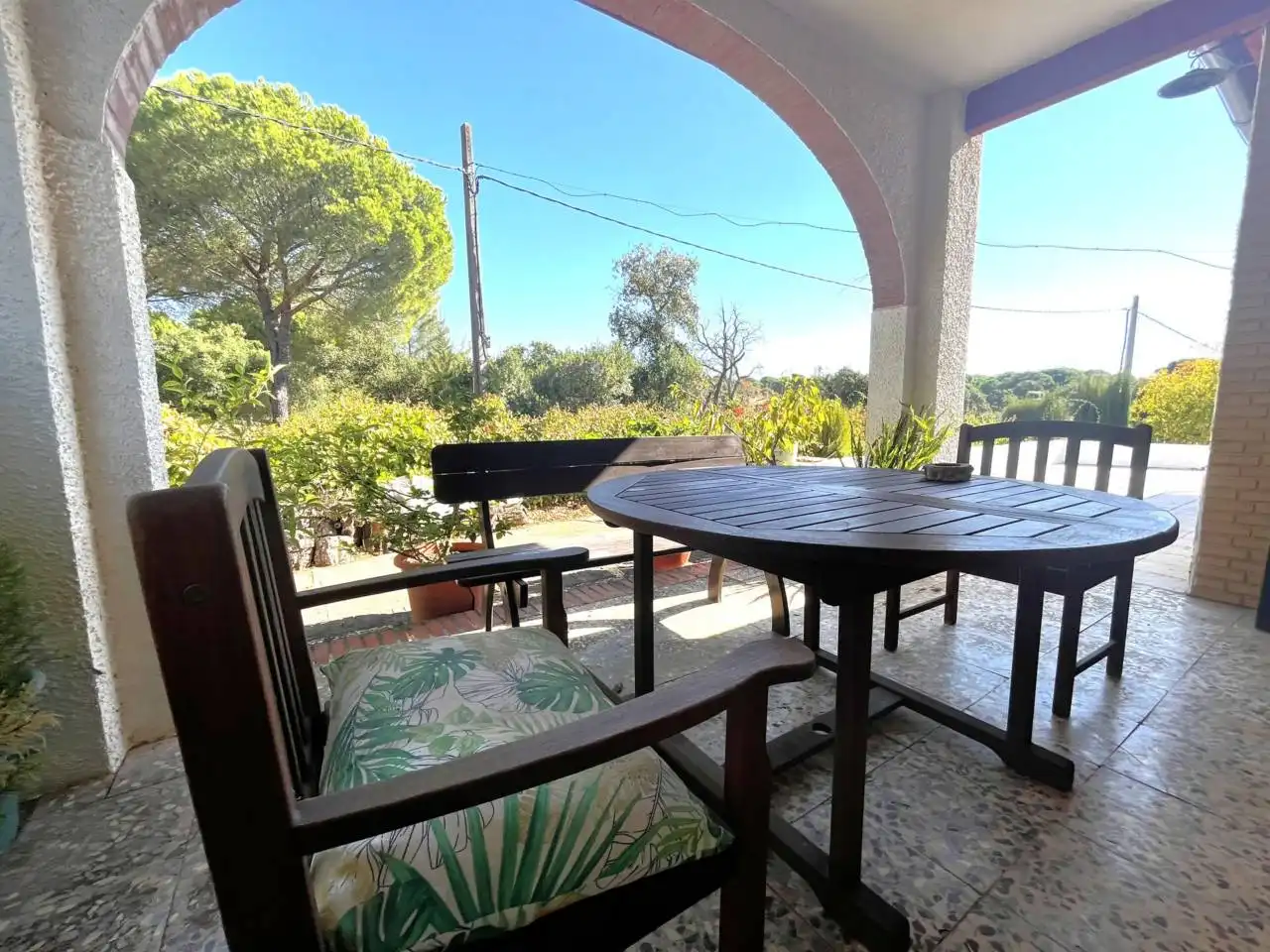 Jardín de Casa o chalet en venta en Valverde del Camino con Jardín privado, Terraza y Amueblado