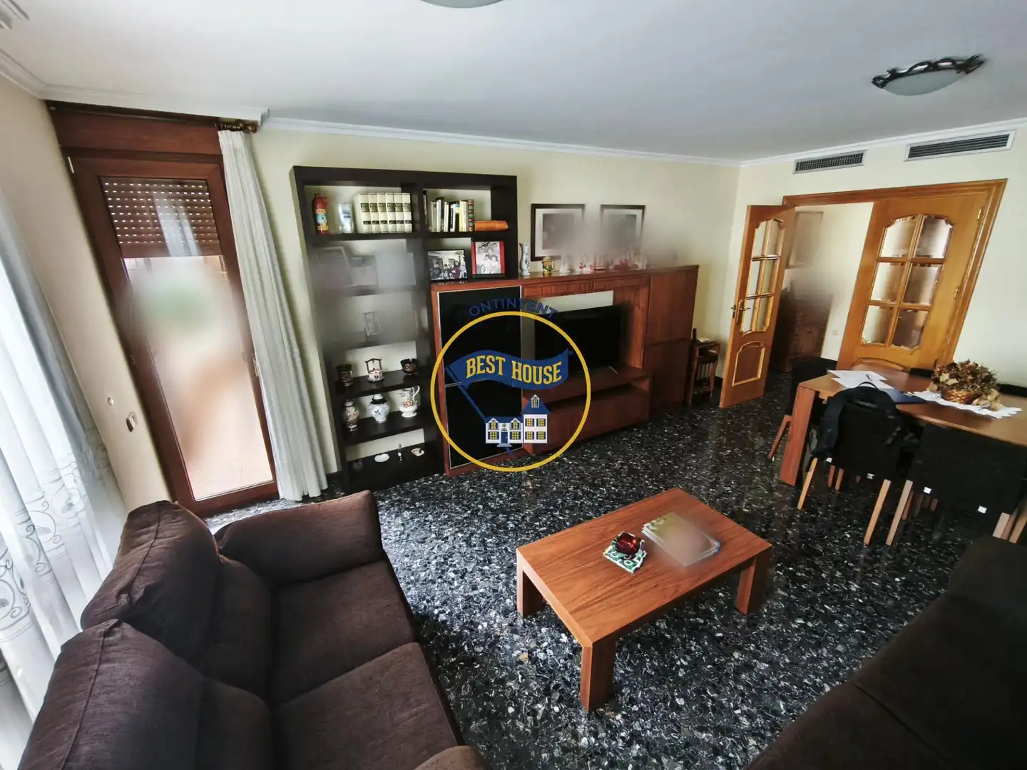 Sala de estar de Piso en venta en Ontinyent con Trastero, Amueblado y Balcón
