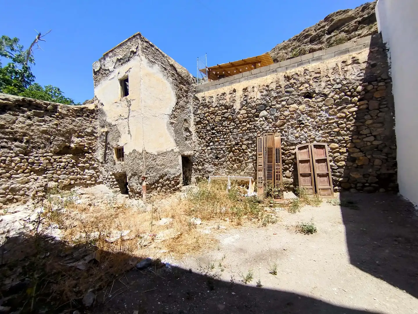Vista exterior de Casa o chalet en venta en Santa Fe de Mondújar con Terraza