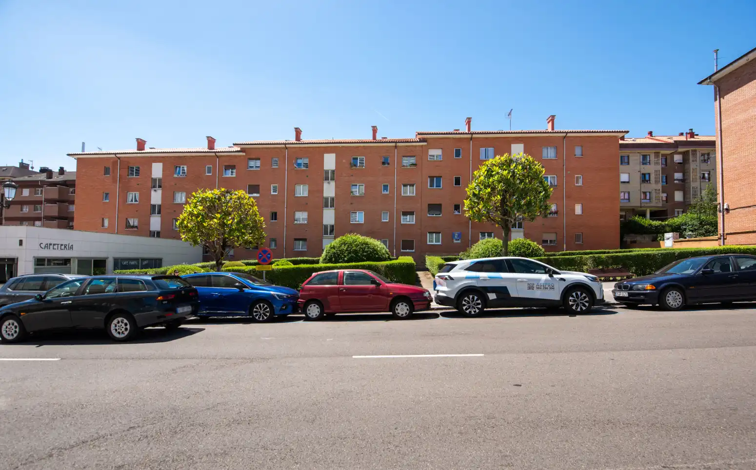 Parking of Flat for rent in Oviedo   with Heating, Parquet flooring and Terrace