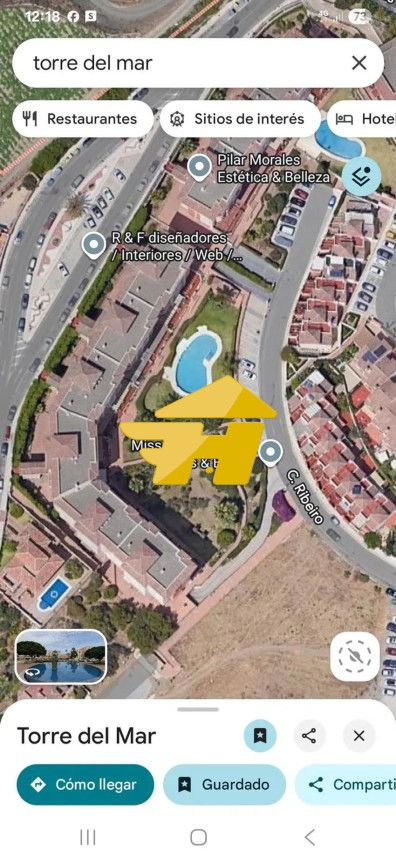 Vista exterior de Piso de alquiler en Vélez-Málaga con Aire acondicionado, Jardín privado y Piscina