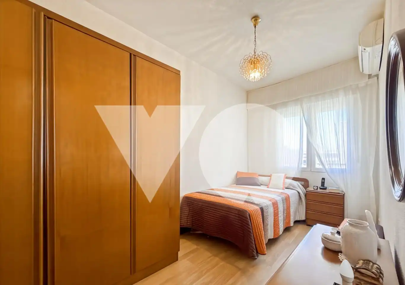 Bedroom of Flat for sale in Madrid  with Air Conditioner, Heating and Terrace