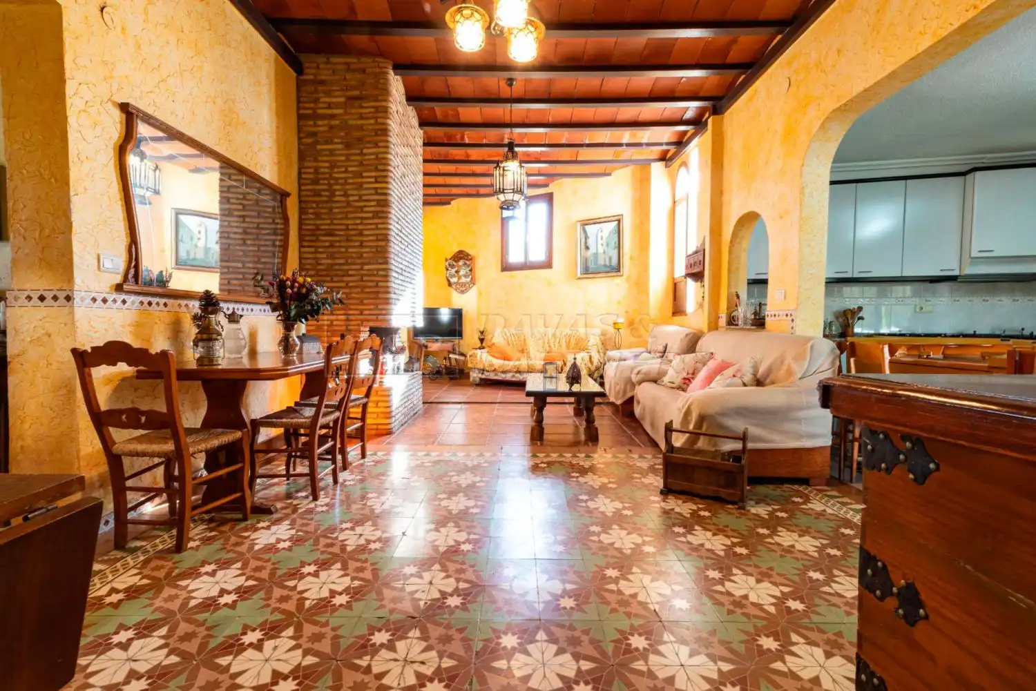 Wohnzimmer von Haus oder Chalet zum Verkauf in Orihuela mit Privatgarten, Abstellraum und Schwimmbad