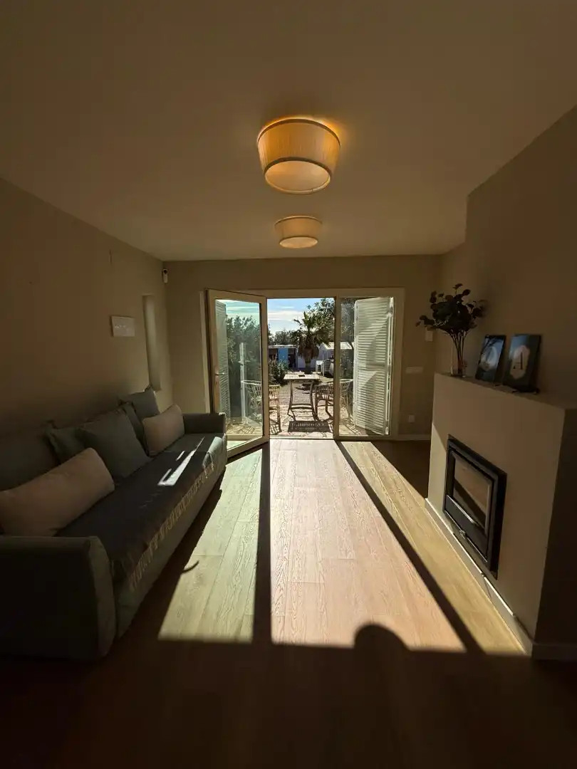 Sala de estar de Casa o chalet en venta en Vandellòs i l'Hospitalet de l'Infant con Aire acondicionado, Calefacción y Jardín privado