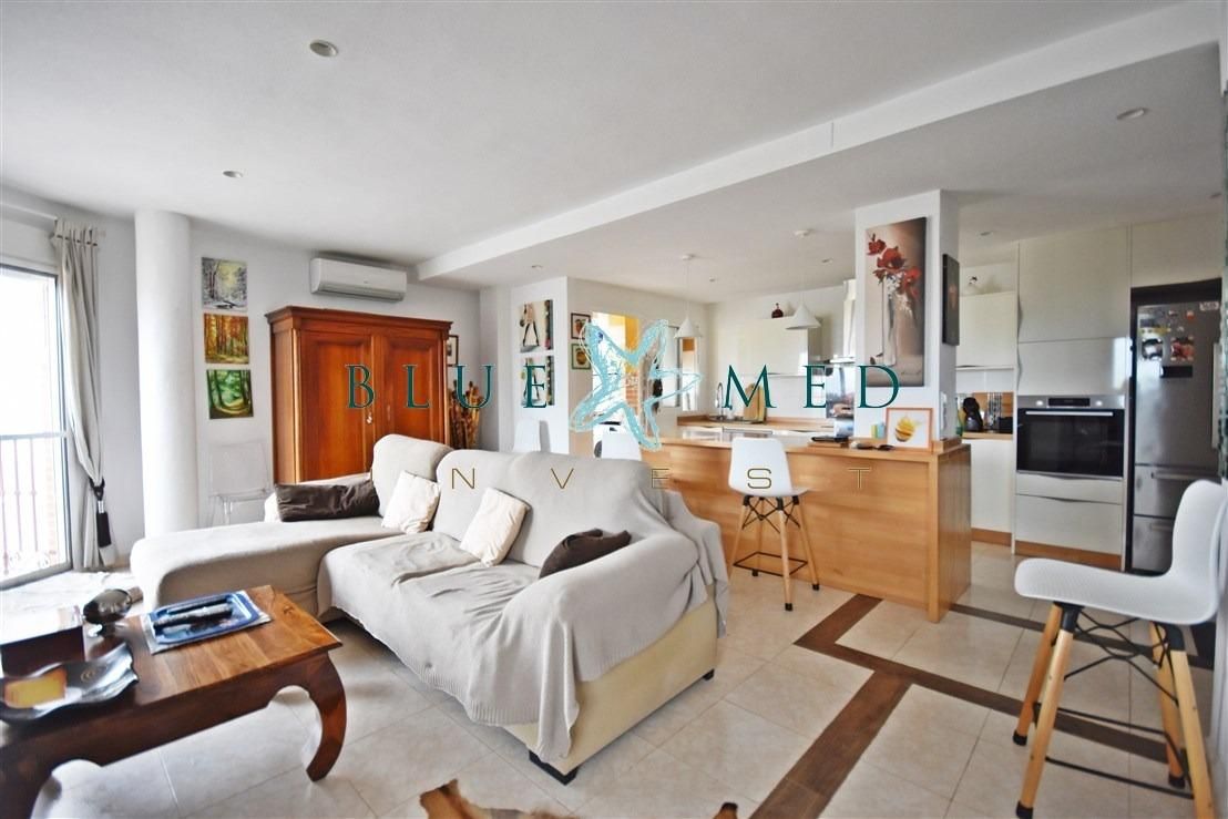 Sala d'estar de Apartament en venda en Mazarrón amb Aire condicionat, Traster i Moblat