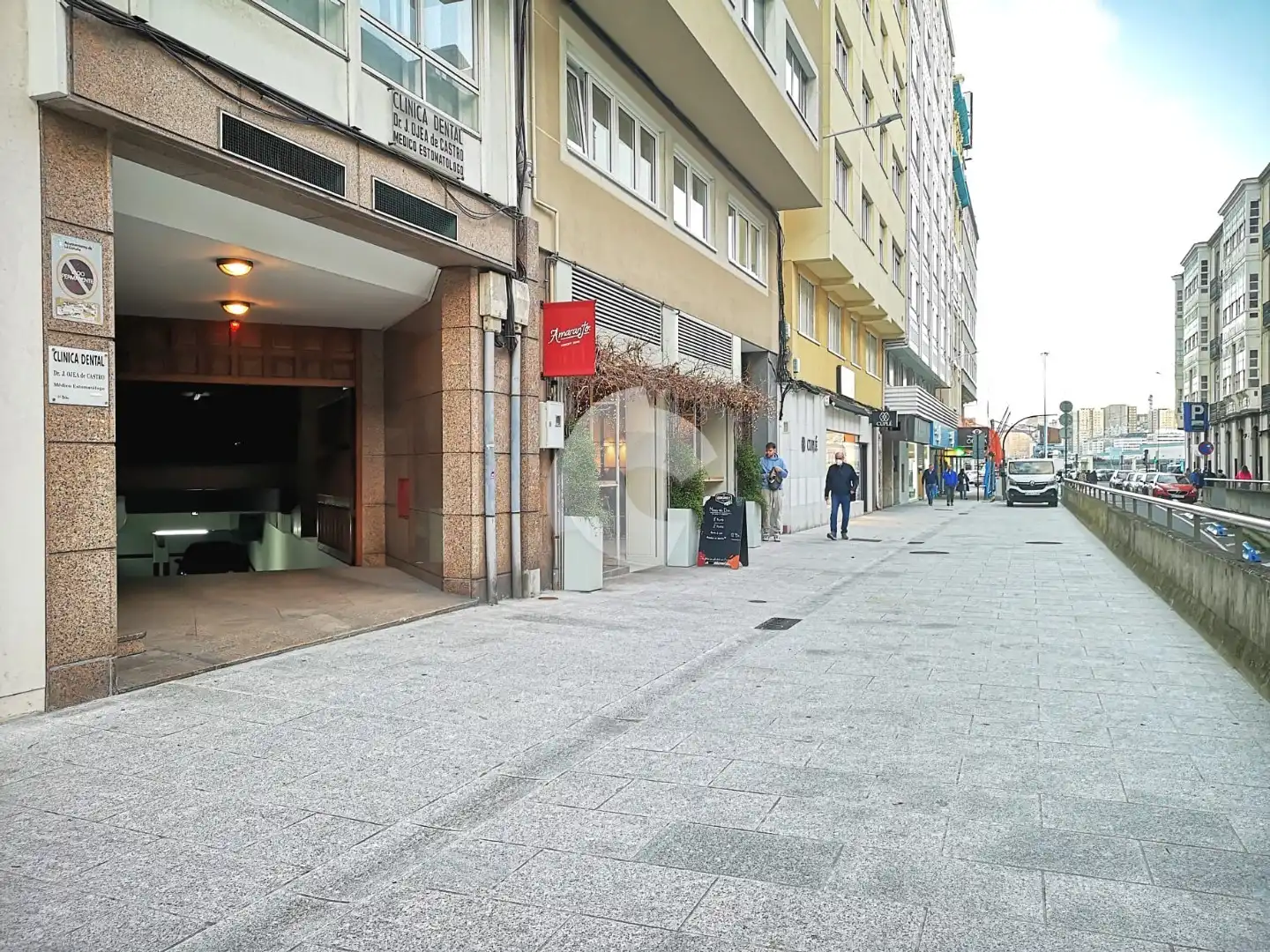Vista exterior de Garaje en venta en A Coruña Capital 