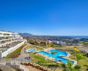 Vista exterior de Planta baixa de lloguer en Mijas amb Aire condicionat, Terrassa i Piscina