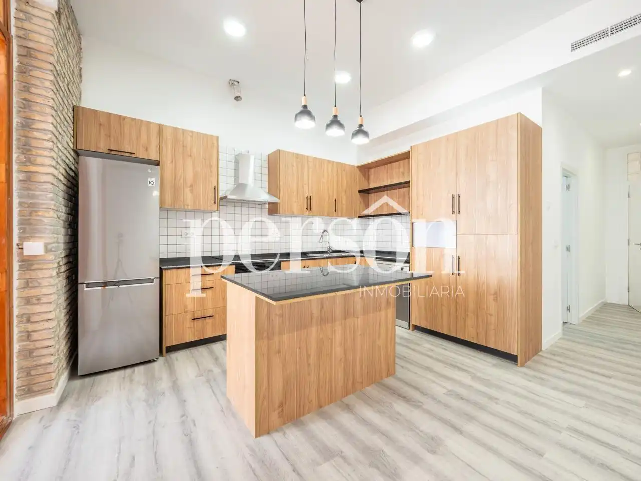 Cocina de Piso de alquiler en Valencia con Aire acondicionado, Calefacción y Amueblado