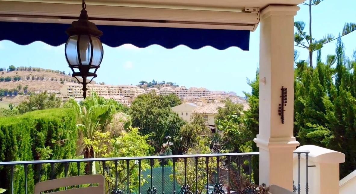 Exterior view of Single-family semi-detached for sale in Benalmádena  with Air Conditioner, Private garden and Terrace