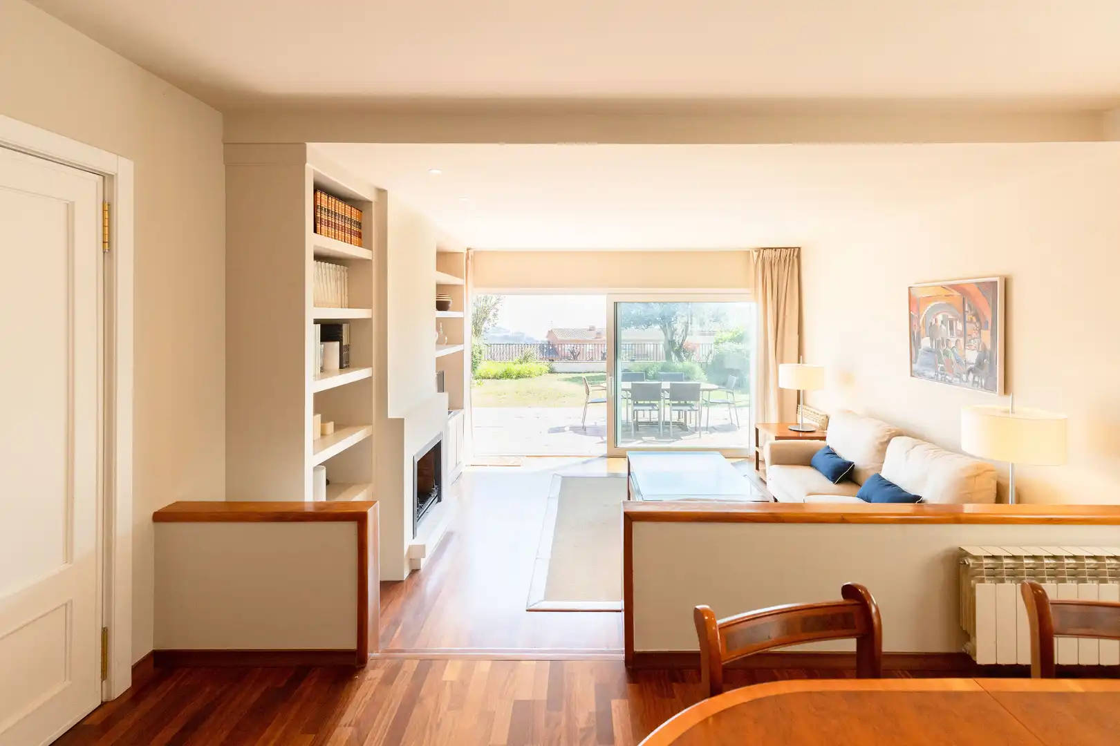 Sala d'estar de Casa o xalet de lloguer en Sant Vicenç de Montalt amb Calefacció i Terrassa