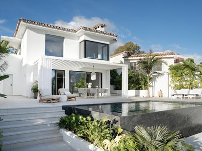 Exterior view of House or chalet for sale in Marbella  with Air Conditioner, Heating and Private garden