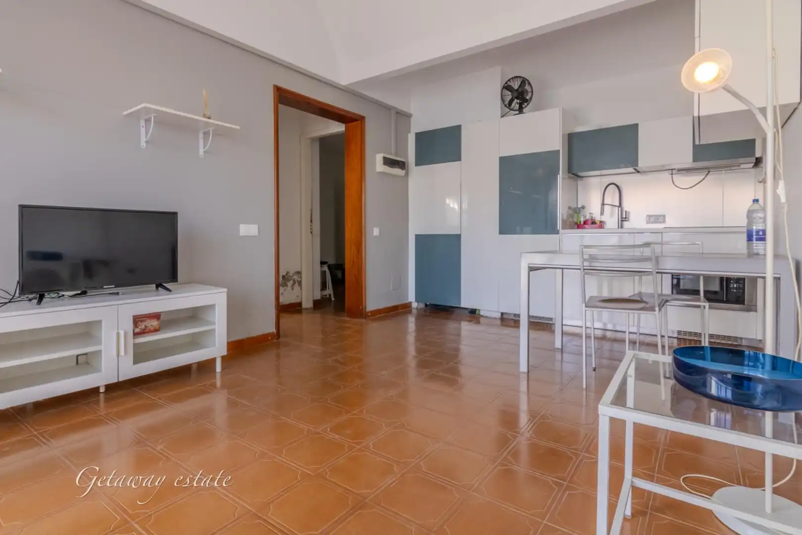 Living room of Apartments for rent in San Bartolomé de Tirajana  with Air Conditioner, Private garden and Furnished