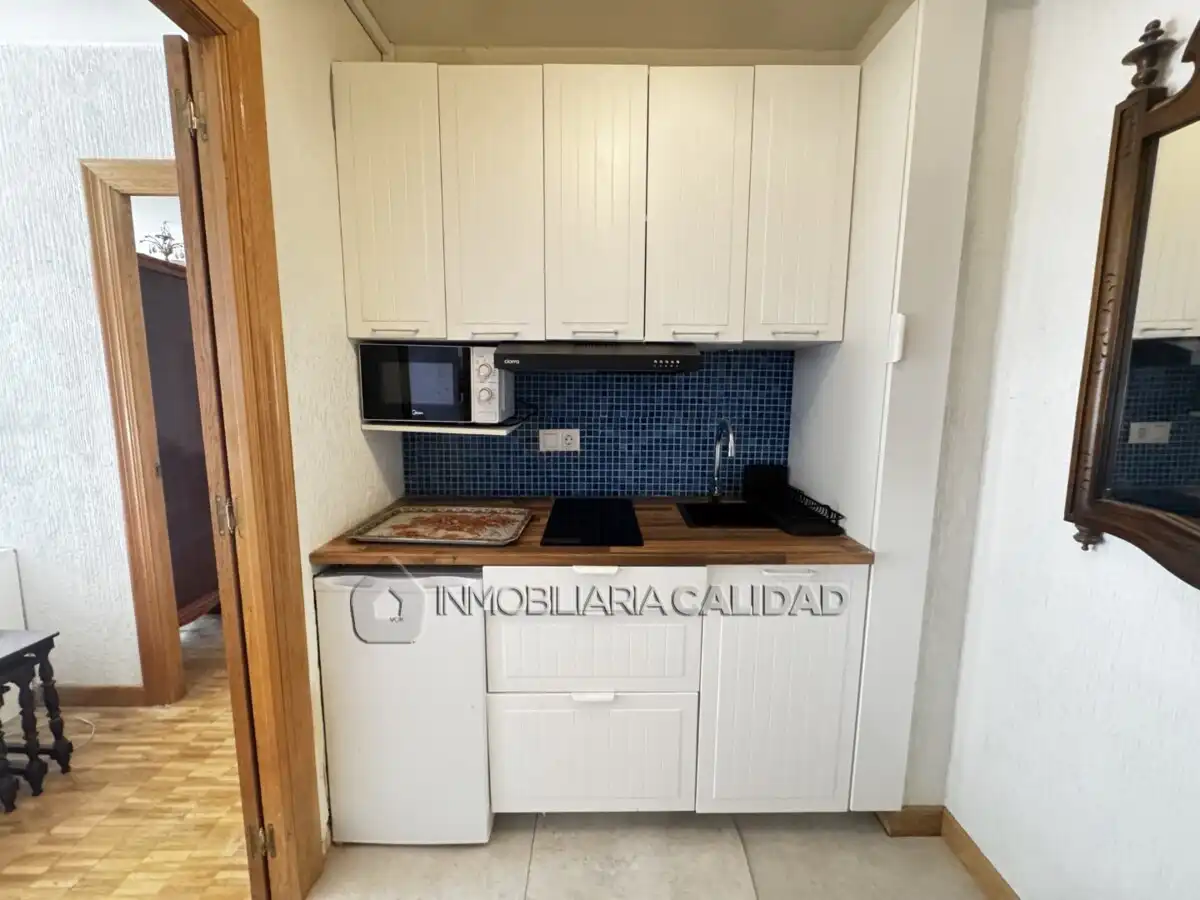 Kitchen of Flat for rent in Burgos  with Heating, Furnished and Pets allowed