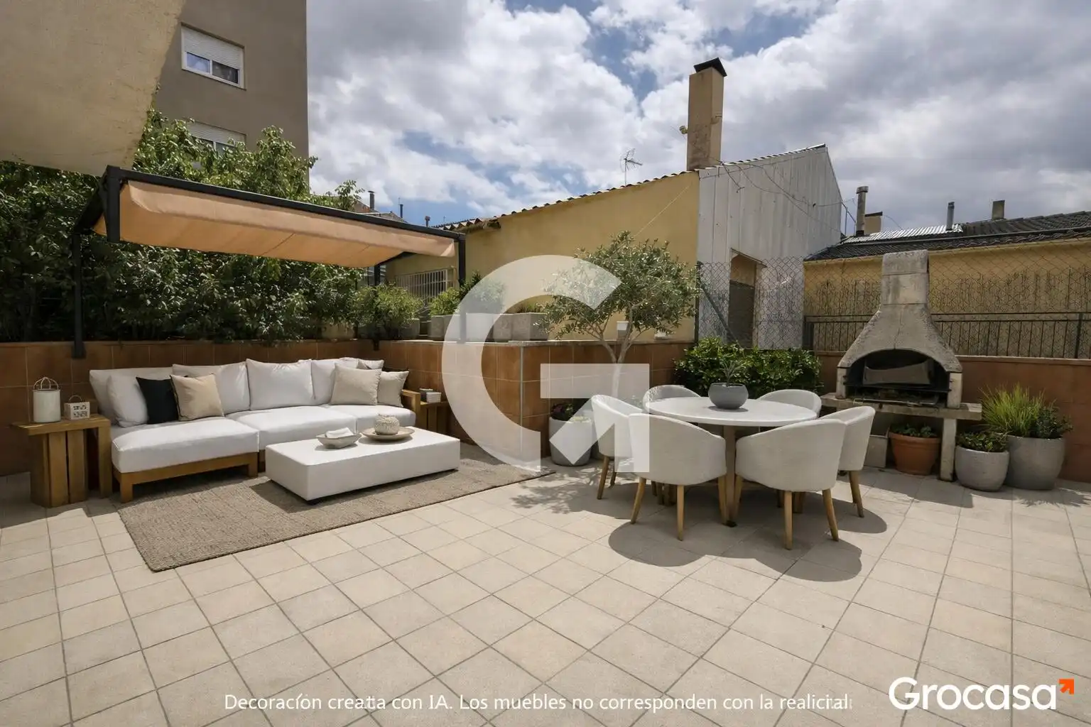 Terraza de Piso en venta en Les Franqueses del Vallès con Calefacción, Jardín privado y Terraza