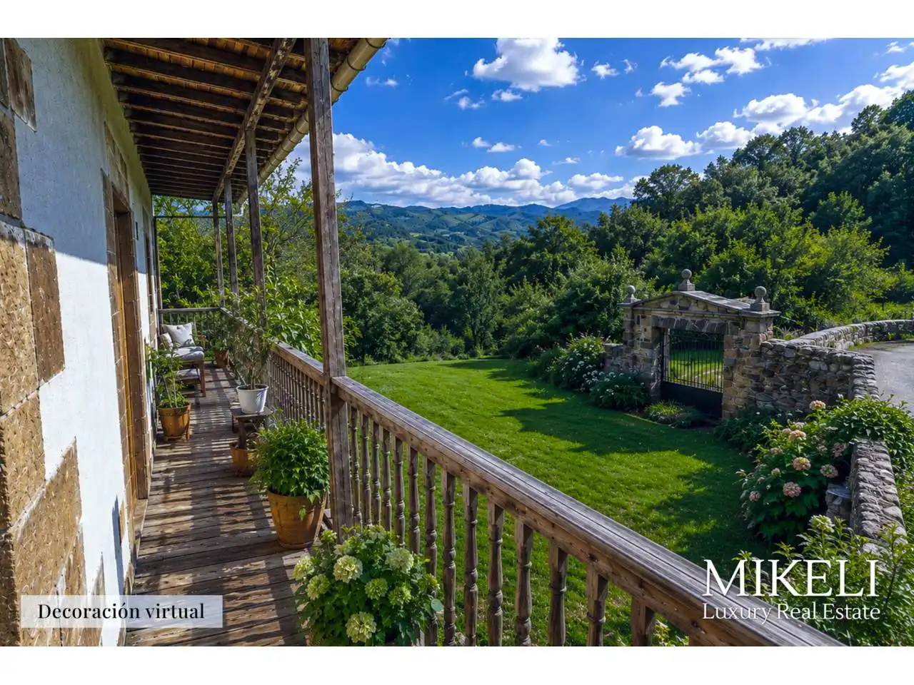 Terraza de Finca rústica en venta en Saro con Jardín privado y Parquet
