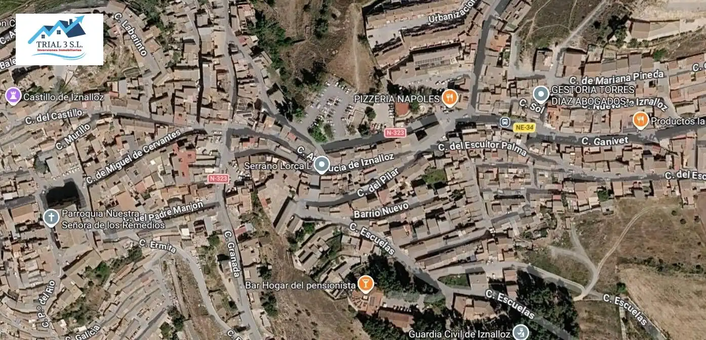 Vista exterior de Piso en venta en Iznalloz