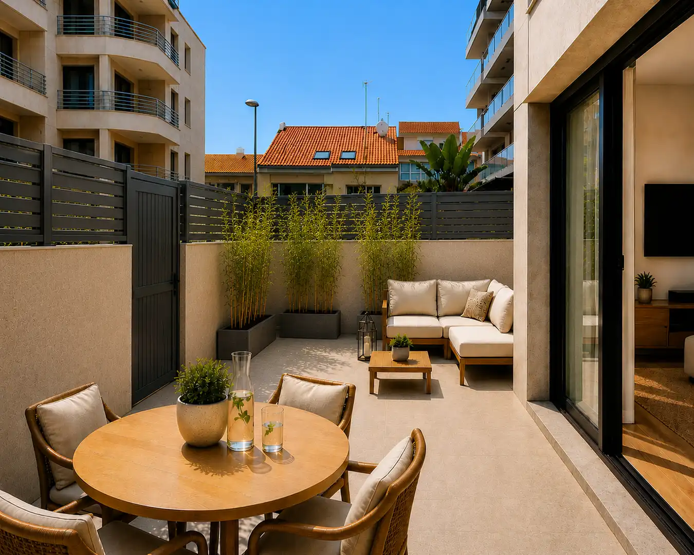 Terraza de Apartamento en venta en Sanxenxo con Aire acondicionado, Calefacción y Terraza