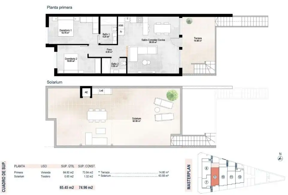 Appartement compact à vendre à San Pedro del Pinatar, imagen 14