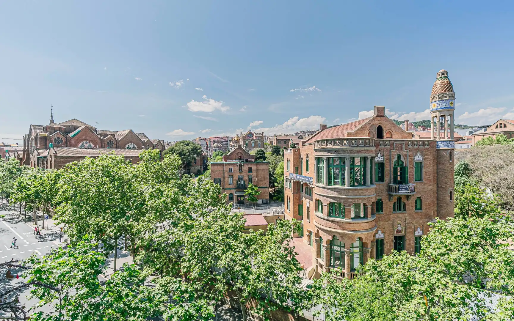 Vista exterior de Piso en venta en Barcelona con Aire acondicionado, Amueblado y Balcón