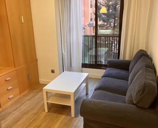 Living room of Flat to rent in  Madrid Capital  with Air Conditioner, Furnished and Community pool