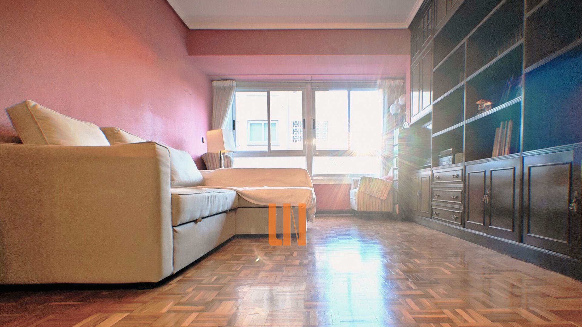 Bedroom of Flat for sale in A Coruña Capital   with Parquet flooring, Oven and Internet