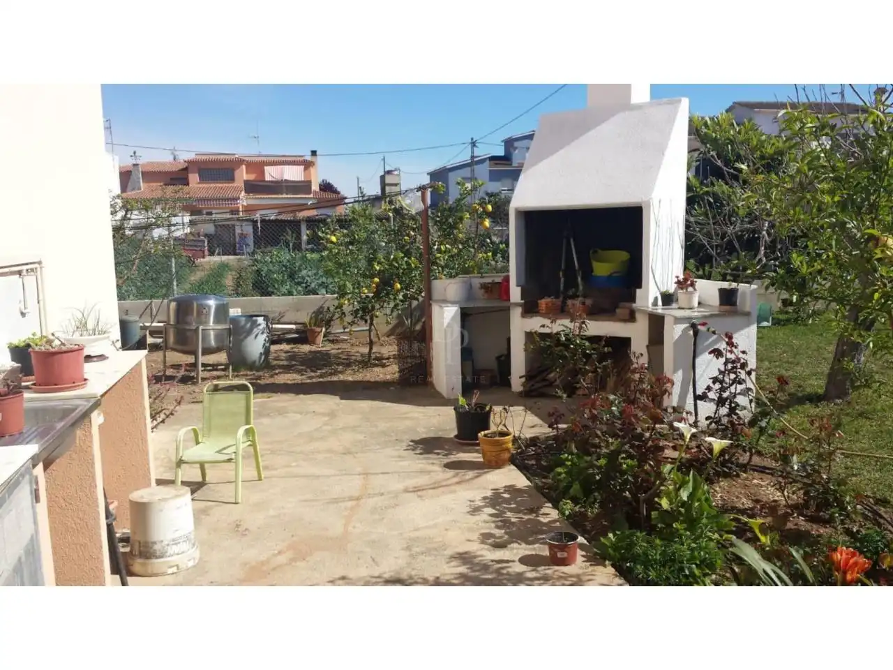 Jardín de Piso de alquiler en Vinaròs con Jardín privado, Terraza y Amueblado