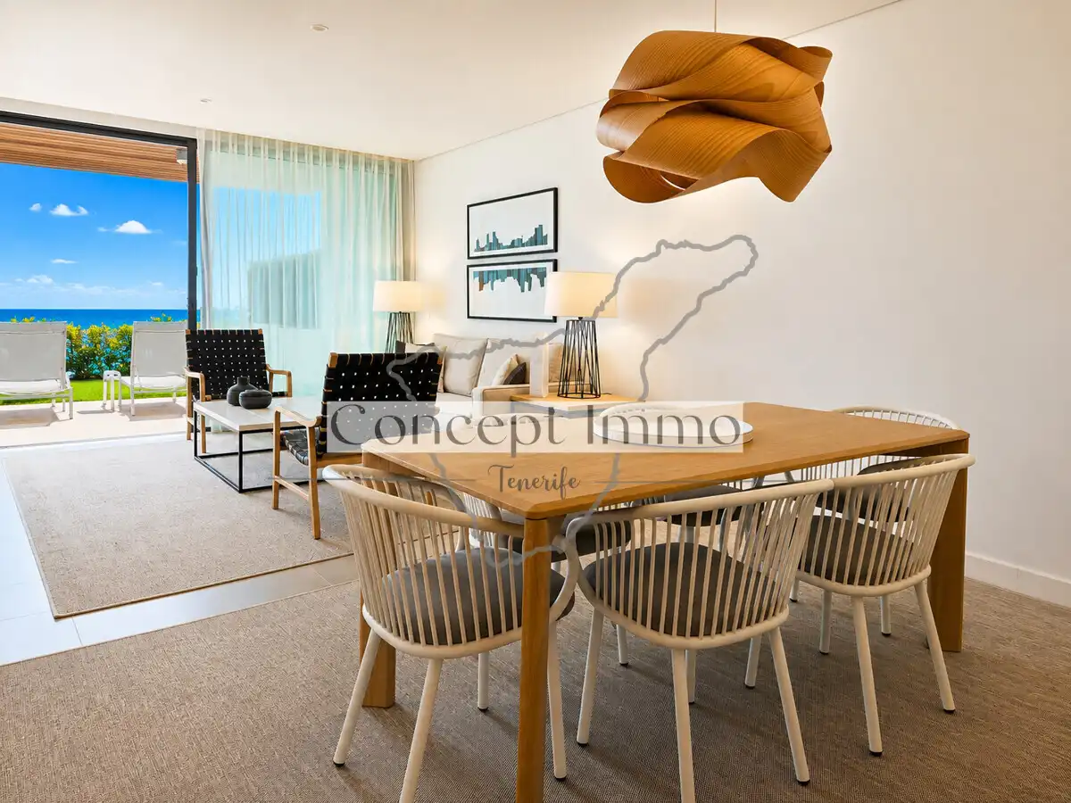 Sala de estar de Planta baja en venta en Guía de Isora con Aire acondicionado, Jardín privado y Terraza