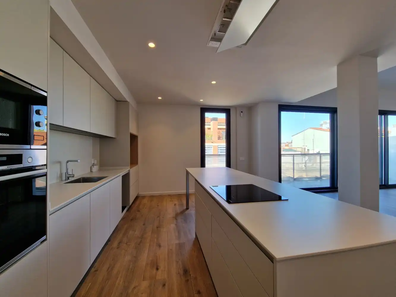 Kitchen of Attic for sale in Girona  with Air Conditioner, Heating and Terrace