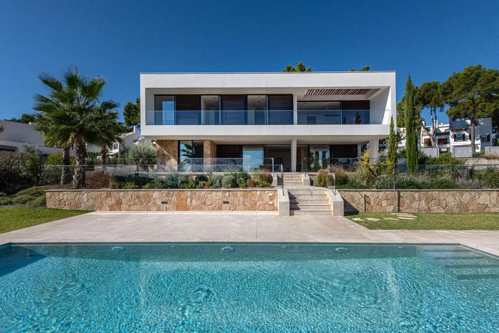 Exterior view of Houses for sale in Calvià  with Air Conditioner, Private garden and Terrace