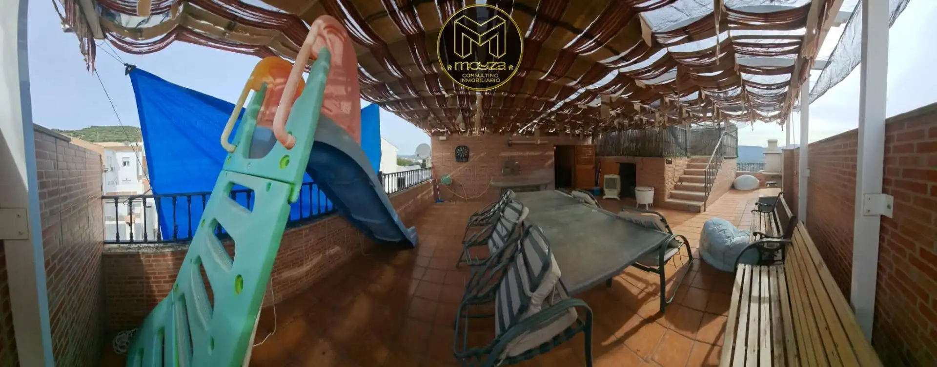 Terrassa de Casa o xalet en venda en Cárcheles amb Aire condicionat, Jardí privat i Terrassa