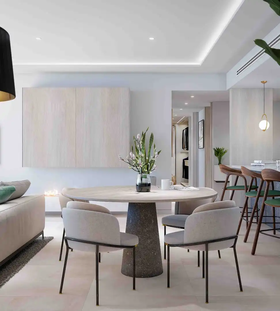 Dining room of Flat for sale in Fuengirola  with Air Conditioner, Heating and Terrace