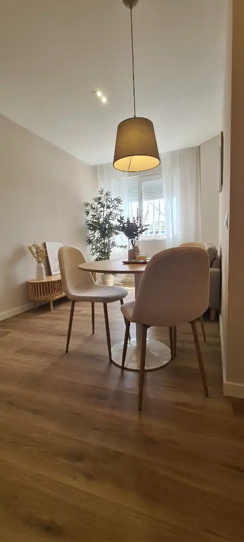 Esszimmer von Wohnung zum Verkauf in Mataró mit Klimaanlage, Parkett und Abstellraum