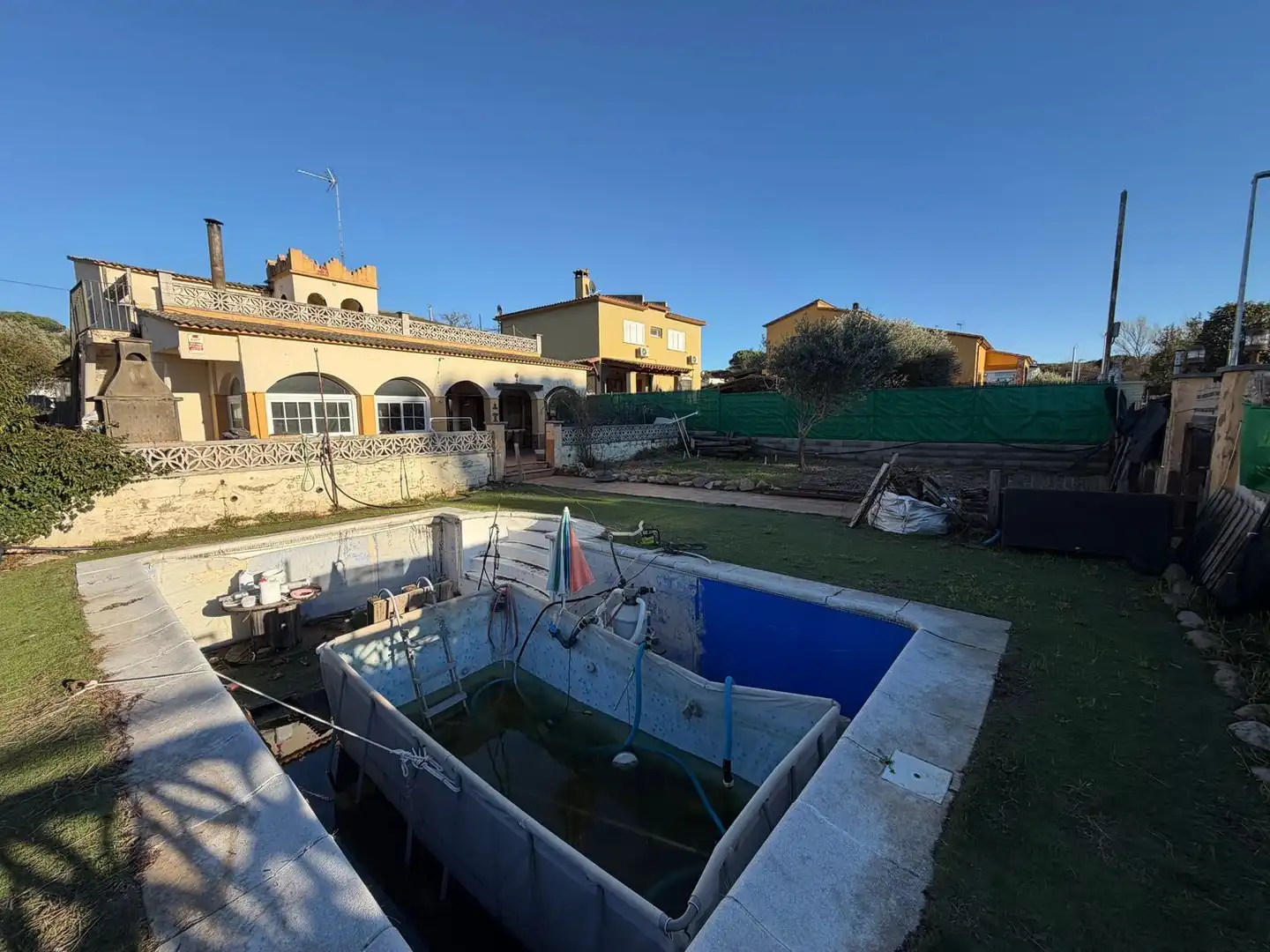 Piscina de Casa o chalet en venta en Llagostera con Jardín privado, Terraza y Trastero
