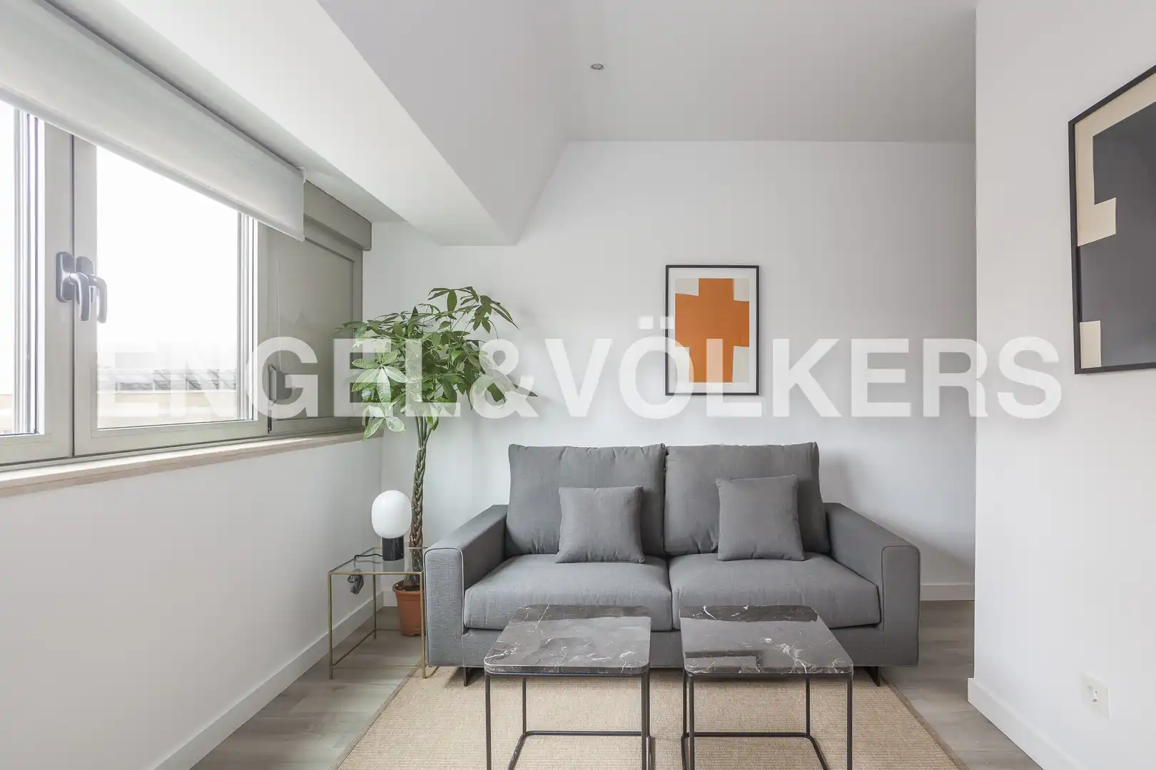 Sala de estar de Piso de alquiler en Madrid con Aire acondicionado, Calefacción y Amueblado