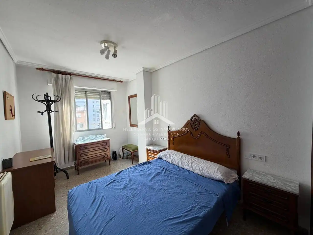 Schlafzimmer von Wohnung zur Miete in Castellón de la Plana / Castelló de la Plana mit Möbliert und Balkon
