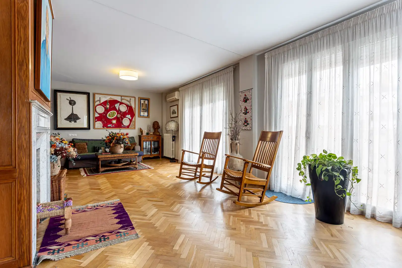 Sala de estar de Ático en venta en Valencia con Aire acondicionado, Calefacción y Terraza