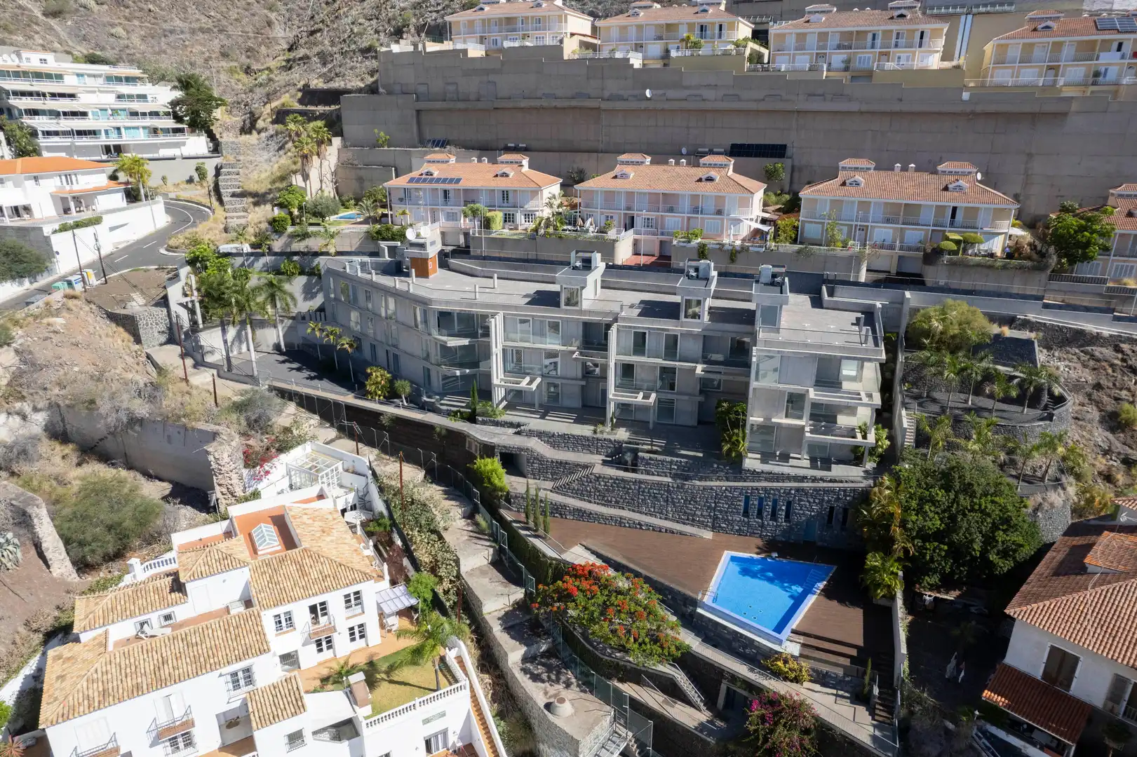 Außenansicht von Wohnung zum Verkauf in Santa Cruz de Tenerife mit Privatgarten und Terrasse