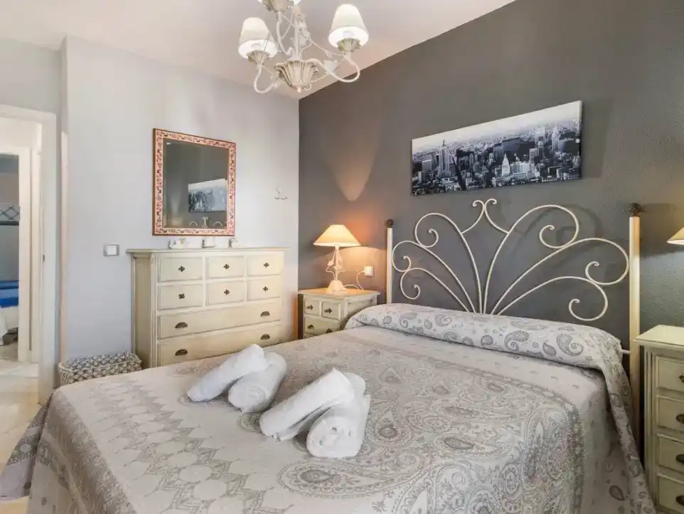 Bedroom of Flat for sale in El Portil  with Air Conditioner and Swimming Pool