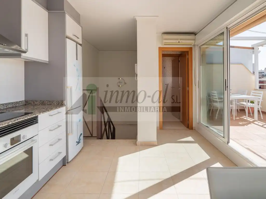 Terraza de Ático en venta en Almazora / Almassora con Aire acondicionado, Terraza y Balcón