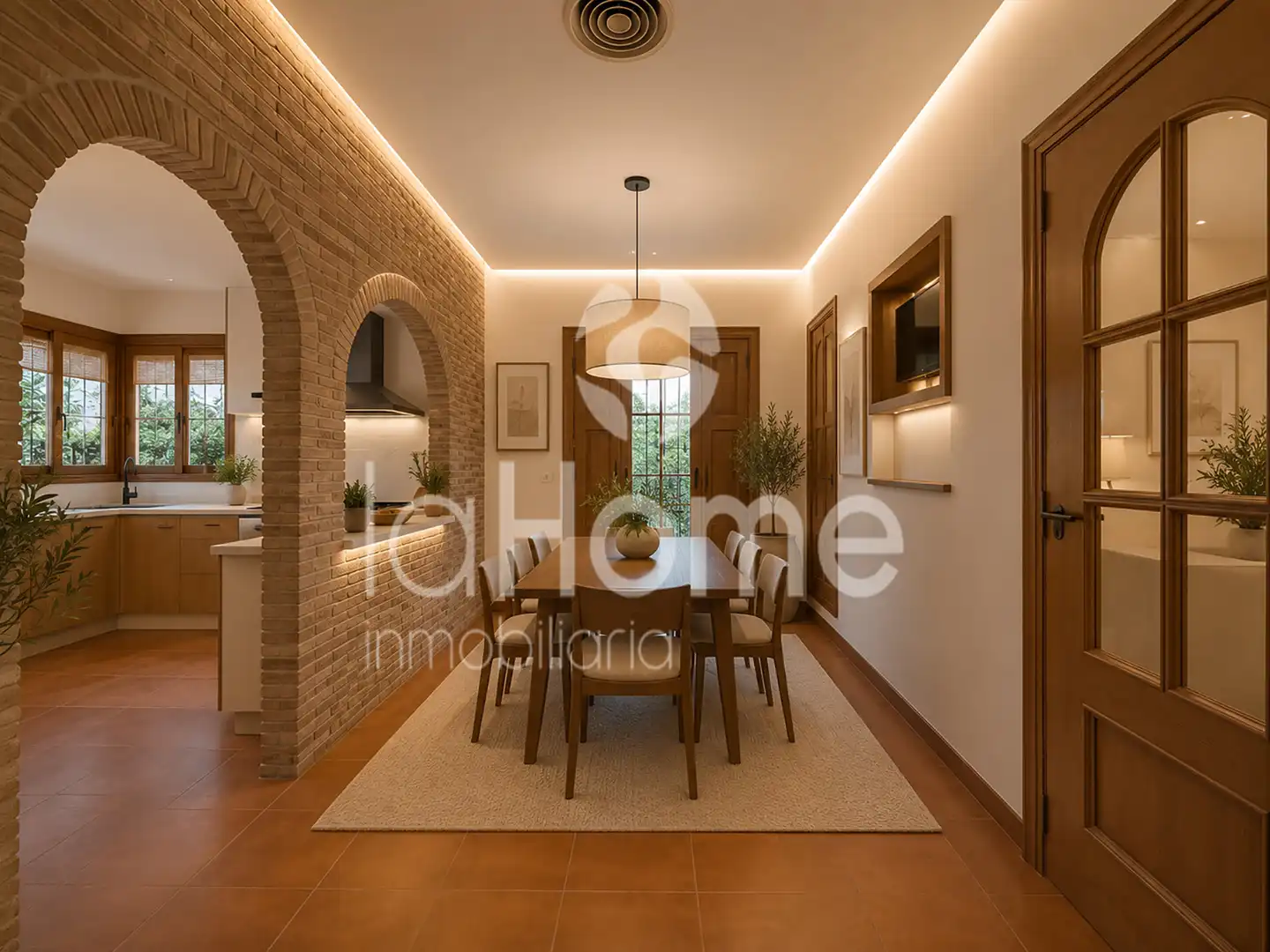 Comedor de Casa o chalet en venta en Paterna con Aire acondicionado, Jardín privado y Parquet