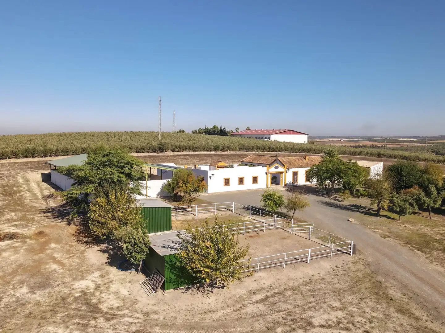 Exterior view of Houses for sale in Morón de la Frontera  with Air Conditioner, Private garden and Swimming Pool