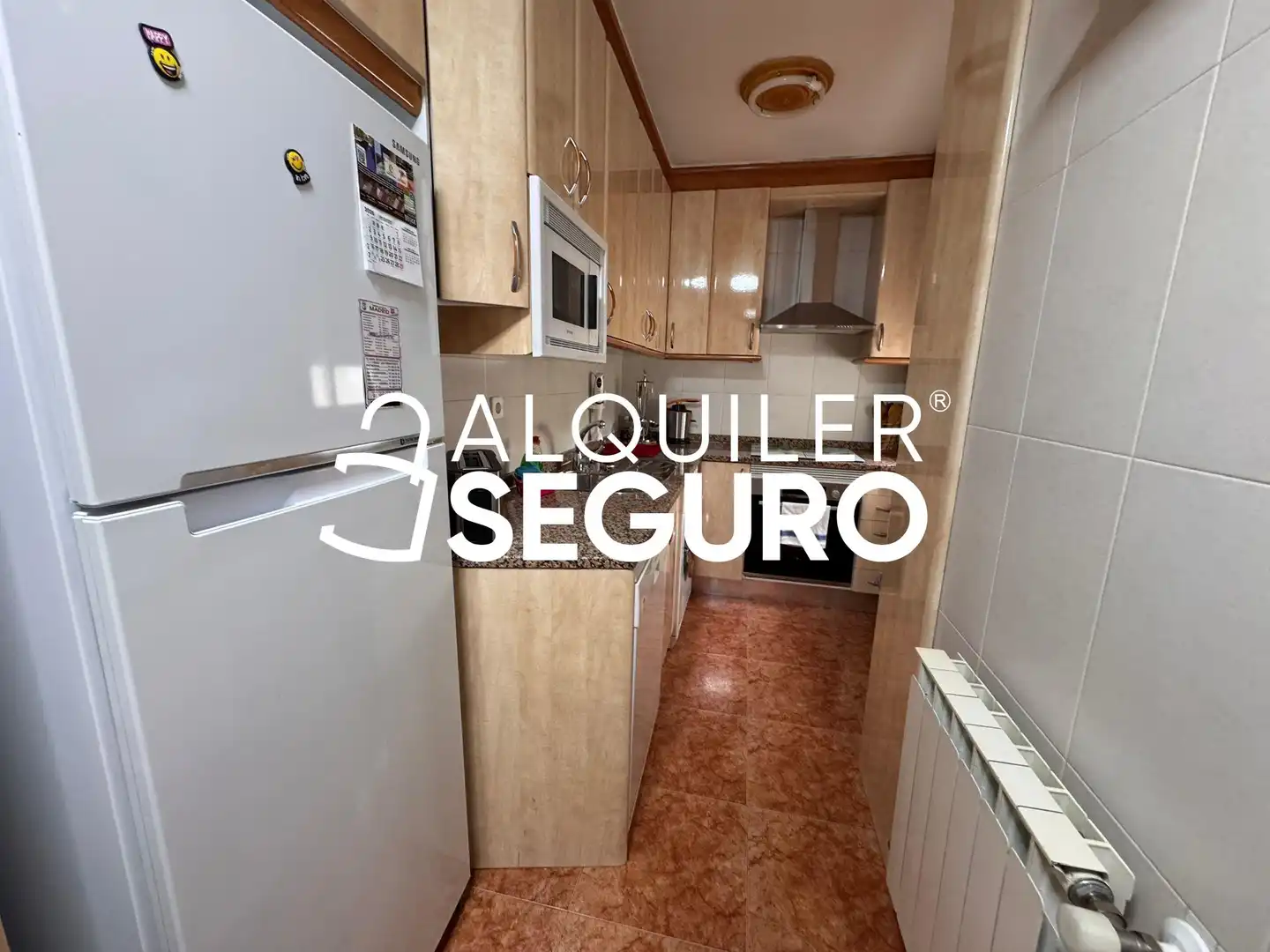 Cocina de Piso de alquiler en Madrid con Calefacción, Terraza y Amueblado