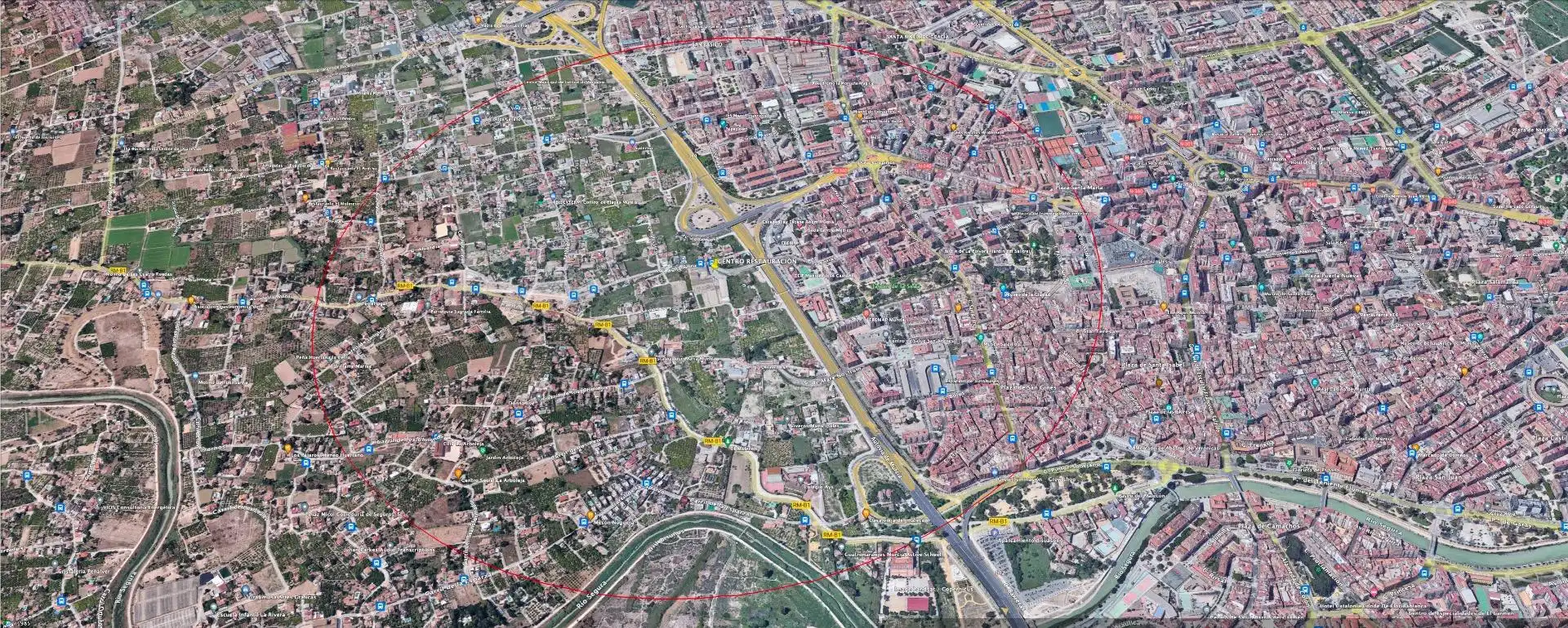 Vista exterior de Residencial en venda en Murcia