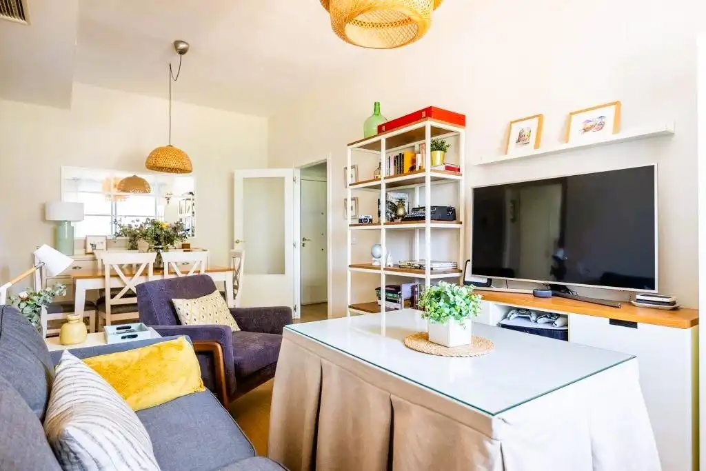 Wohnzimmer von Wohnung zum Verkauf in Sevilla mit Klimaanlage